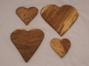Spalted Beech Hearts