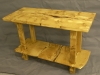 Burr Oak Consol Table